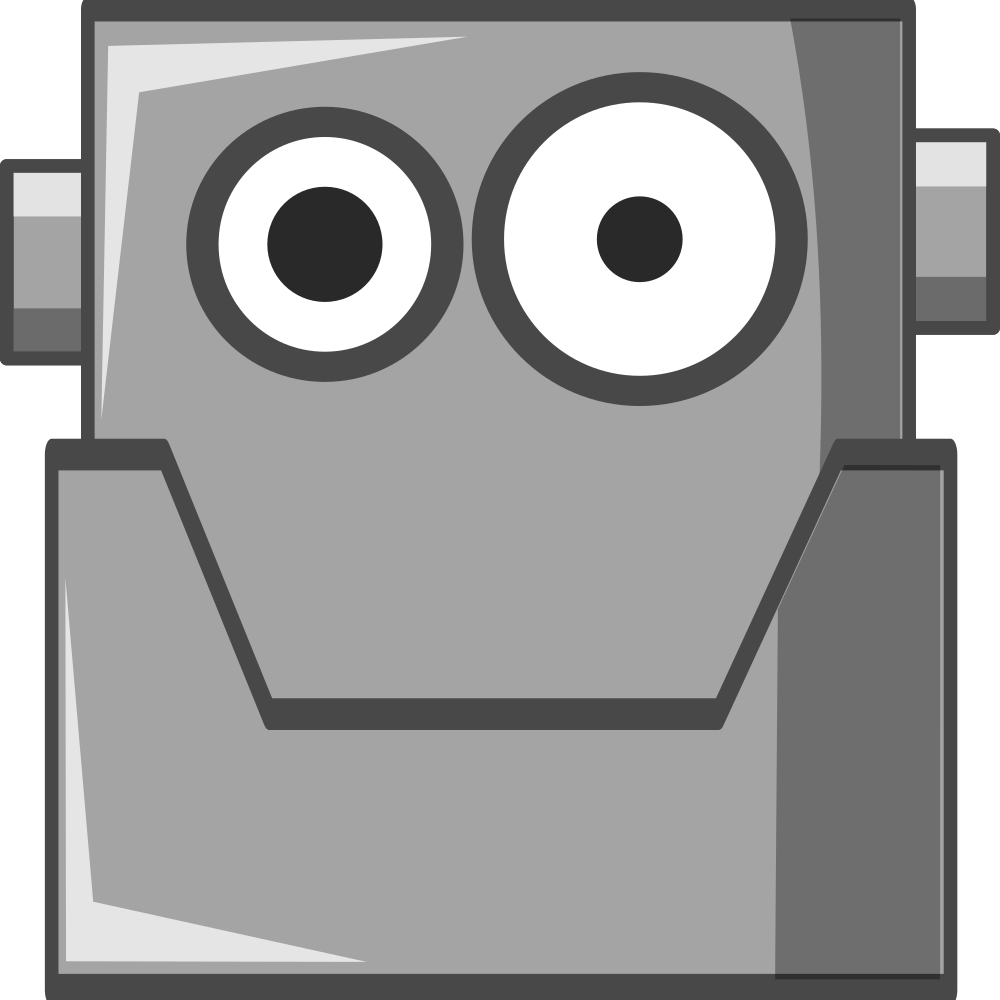 Onlinelabels Clip Art Cute Robot Head